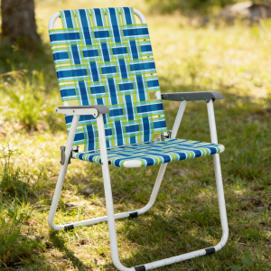 (Set of Four) Portable Webbed Folding Picnic Chairs