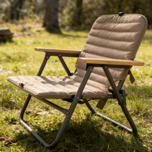 (Set of Two) Padded Low Backpack Picnic Chair with Washable Cover