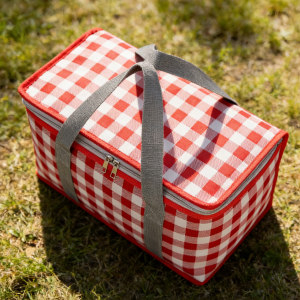 Reusable Insulated Collapsible Picnic Bag with Zip Top